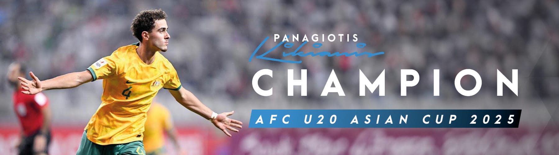 Panagiotis Kikianis and Australia Crowned U20 Asian Champions